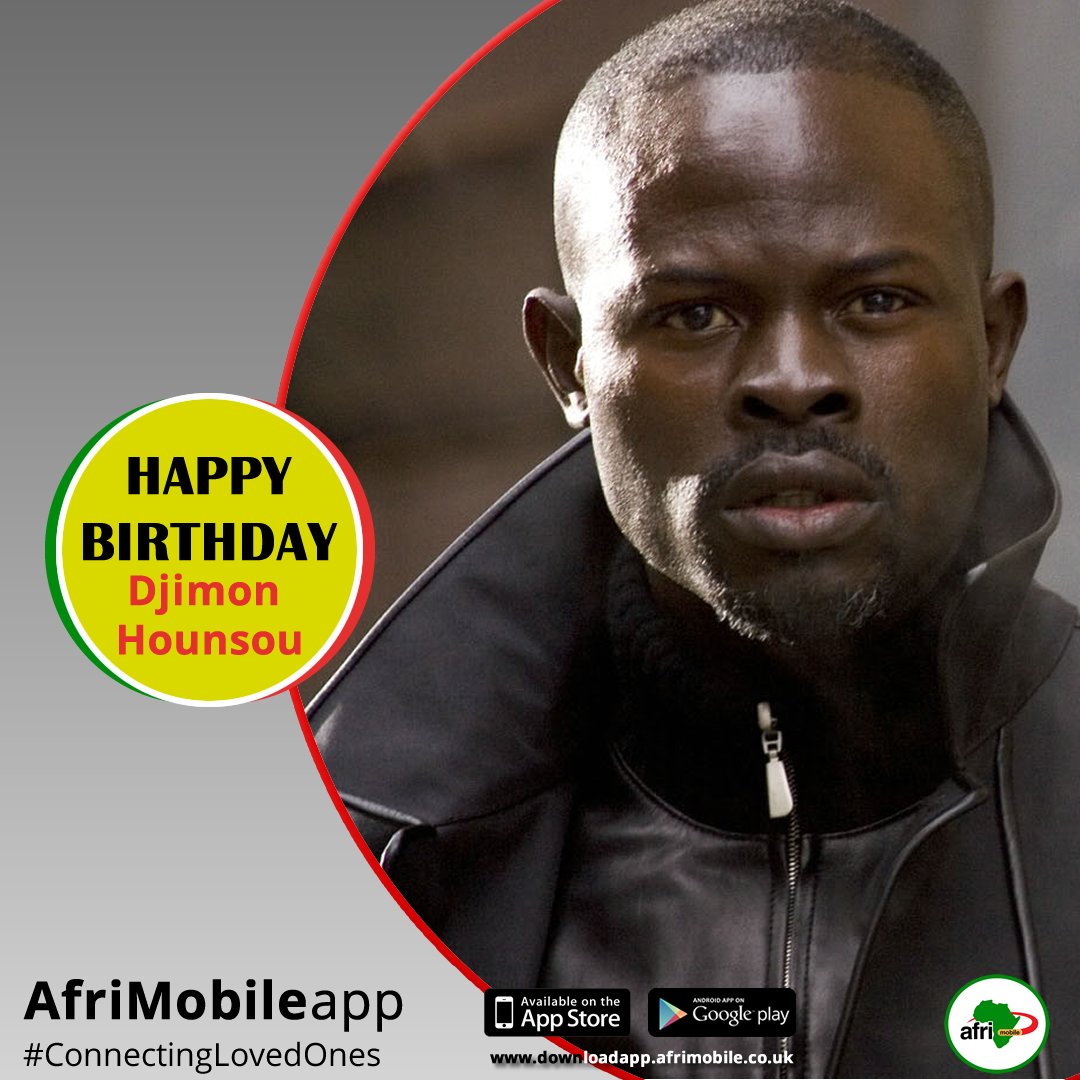 Happy Birthday to Benin-born Hollywood actor Djimon Hounsou  