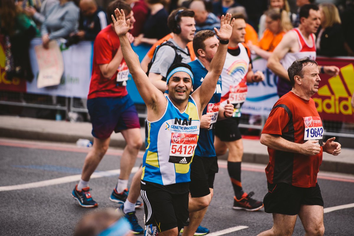 jeansforgenes's tweet photo. Yesterday was a very humbling &amp; special day. Thank you to all of our incredible #TeamGene runners #LondonMarathon Photo cred: @JamesSpicer https://t.co/E6kNYmypWi