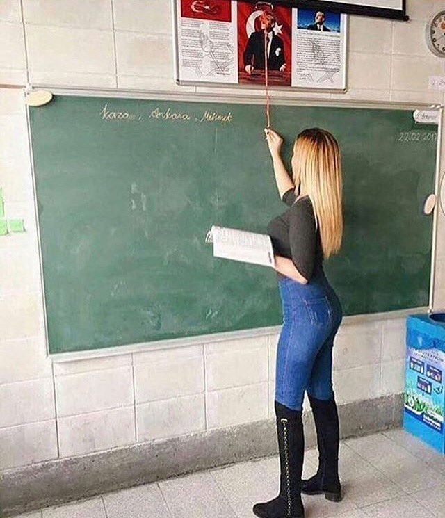 Böyle hocamız olduda biz mi okumadık