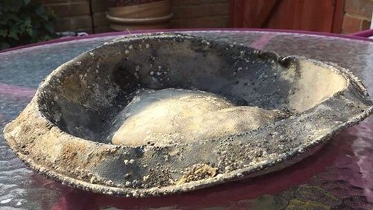 JustRustScuba's tweet image. #News Pewter bowl found 23rd April 2017 on #Goodwin #Sands, #Dover on unknown #Shipwreck circa 1750s. #WreckDiving poobah.uk/2pV2odv