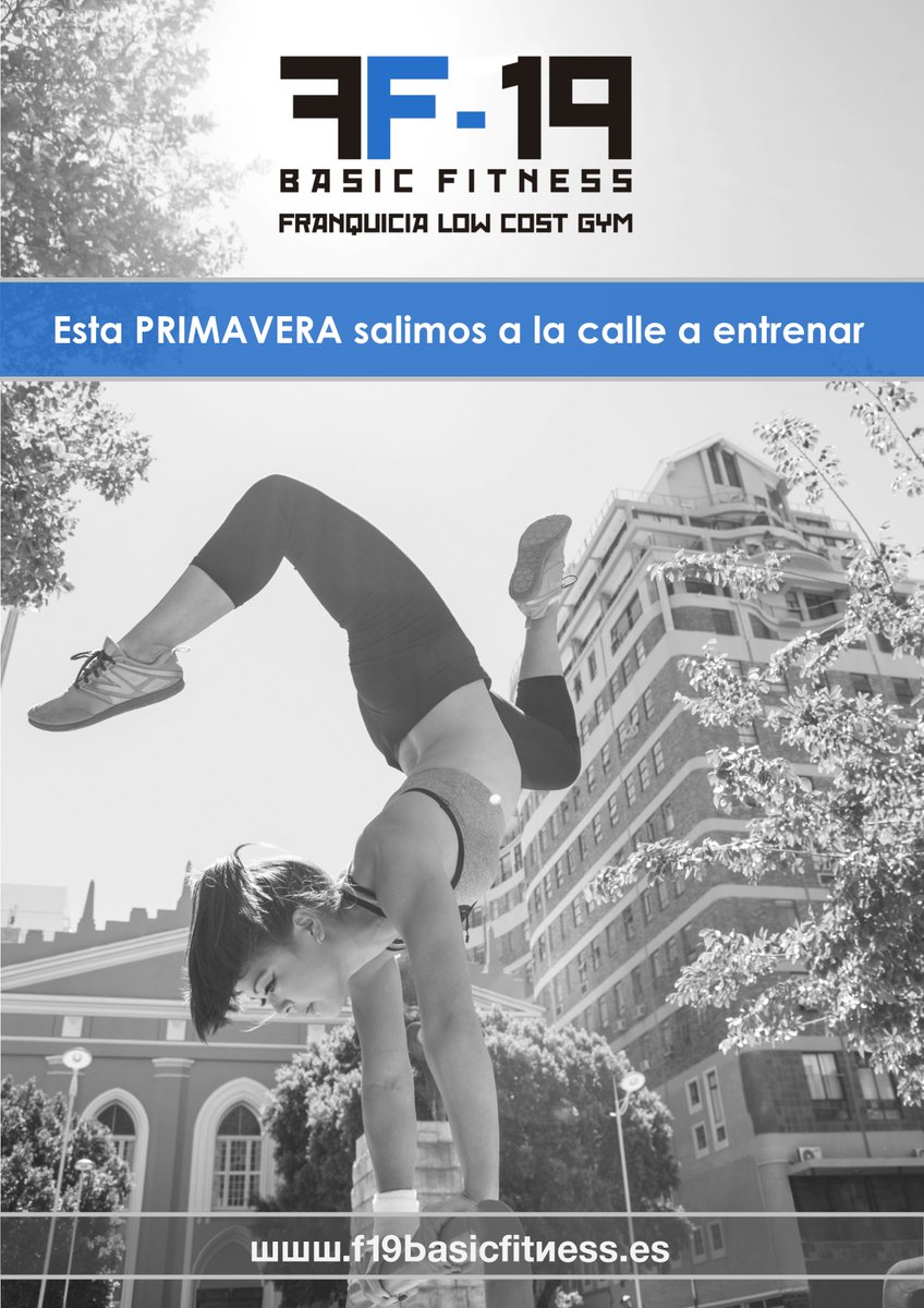 F19BASICFITNESS's tweet photo. #Abril es el mes #Outdoor en #F19Basic Infórmate en tu centro y entrena al aire libre #BuenTiempo #GymTime #LowCost #FitnessMotivation https://t.co/YpUDQy1Tvq