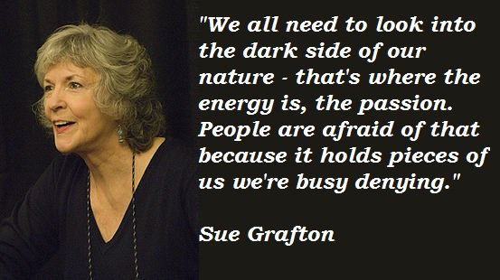 Happy birthday to Sue Grafton!  