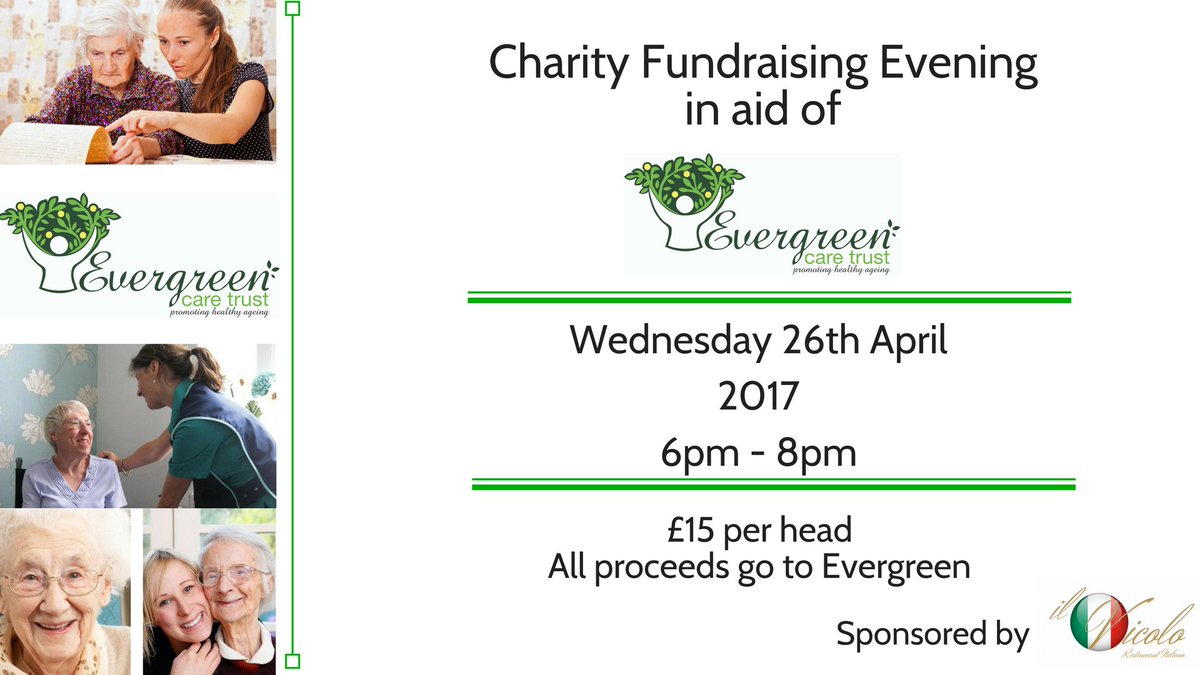 We are proud to be hosting a fundraising event for <a href="/EvergreenCareHQ/">Evergreen Care Trust 🌈</a> - Apr 26th. To join us - reserve your place -bit.ly/2o6yfuM