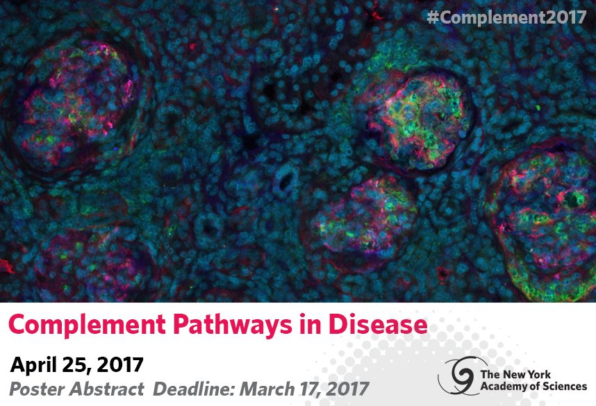 NYASciences's tweet image. This week - &quot;Complement Pathways in Disease&quot; bit.nyas.org/2fZCwZU #Immunology #ImmuneSystem #ComplementSystem
