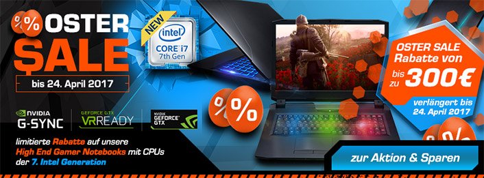 NotebookguruDE's tweet photo. Nur noch heute fette Oster-Rabatte von bis zu 300 Euro auf Gaming Notebooks! https://t.co/maQ9BBJqcA
#kabylake #nvidia #gaming #notebook https://t.co/x1CXZgu5Dh