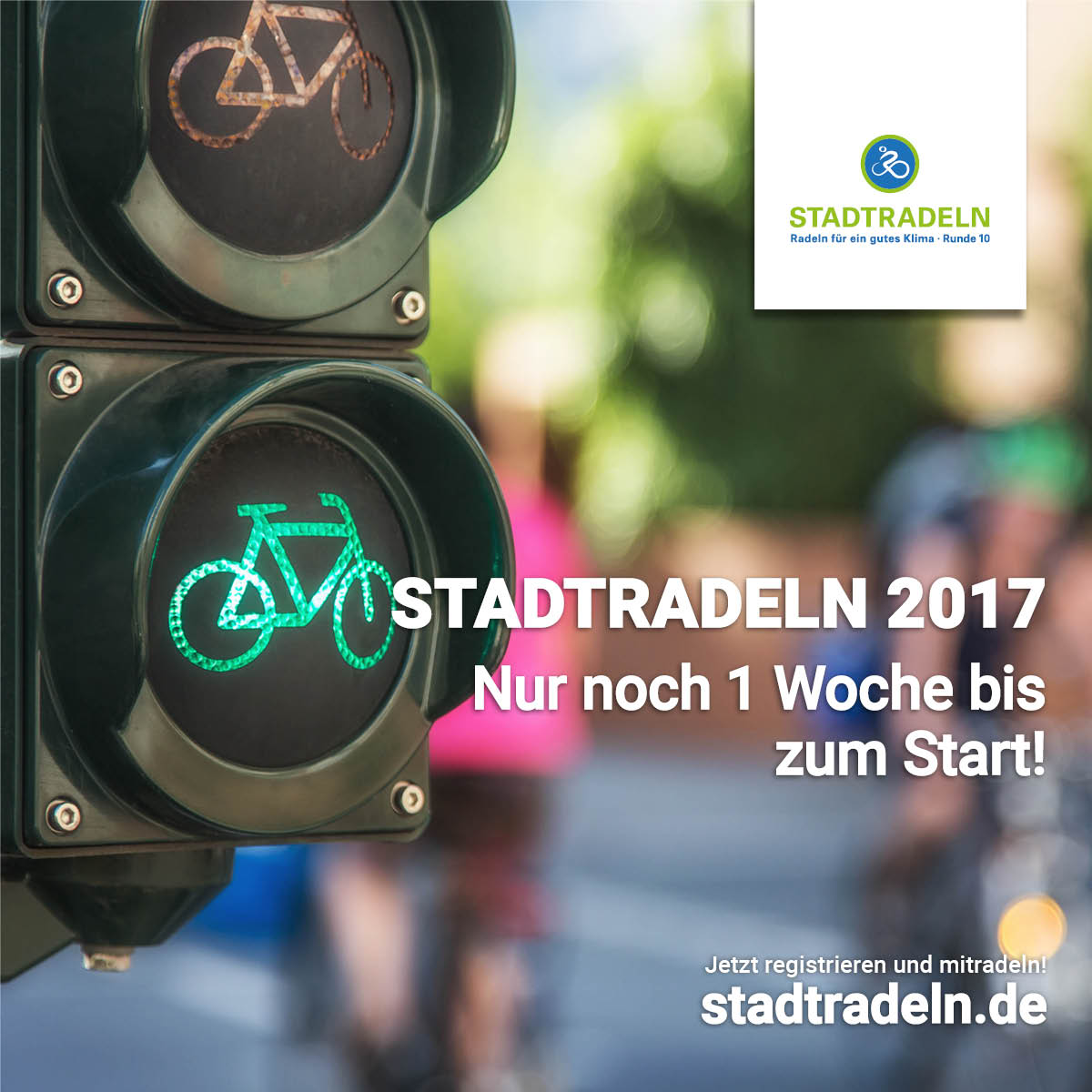 Der Countdown läuft!
Jetzt registrieren und mitradeln: stadtradeln.de
#200Jahre #Fahrrad #stadtradeln #Runde10