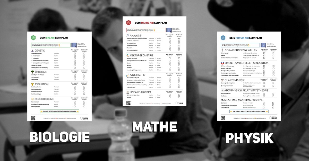 Simpleclub Die Lernapp A Twitter Leute Wir Wissen Es Wird Hart Deswegen Gibt S Von Uns Hier Gratis Abi Lehrplane Fur Mathe Bio Physik T Co Hgfirkvyif Abi17 T Co 73ofrtrhcn