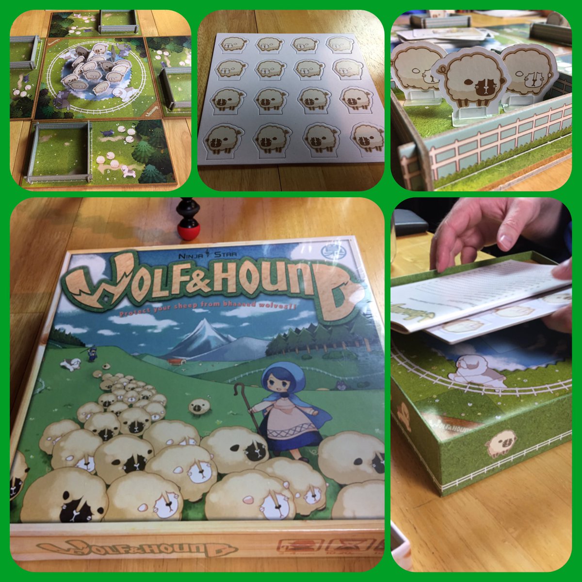 wots_qc's tweet image. Morning #BGG, we played #WolfAndHound by @Dan_NinjaStar this weekend. Looks cutie but has in-depth strategy. #2017Boardgamechallenge