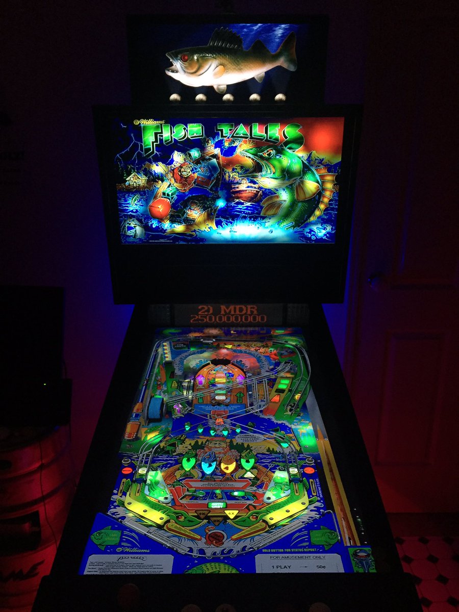 RustyPinball's tweet image. How good it is to finally see #Fishtales in VPX. :) #RetroGaming #pinball #virtualpinball #visualpinball #arcade