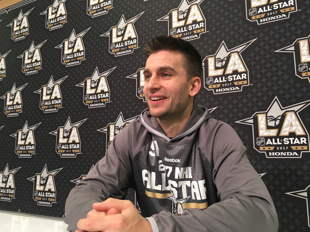 Happy birthday to Frans Nielsen, shown here at the All-Star Game in LA. 