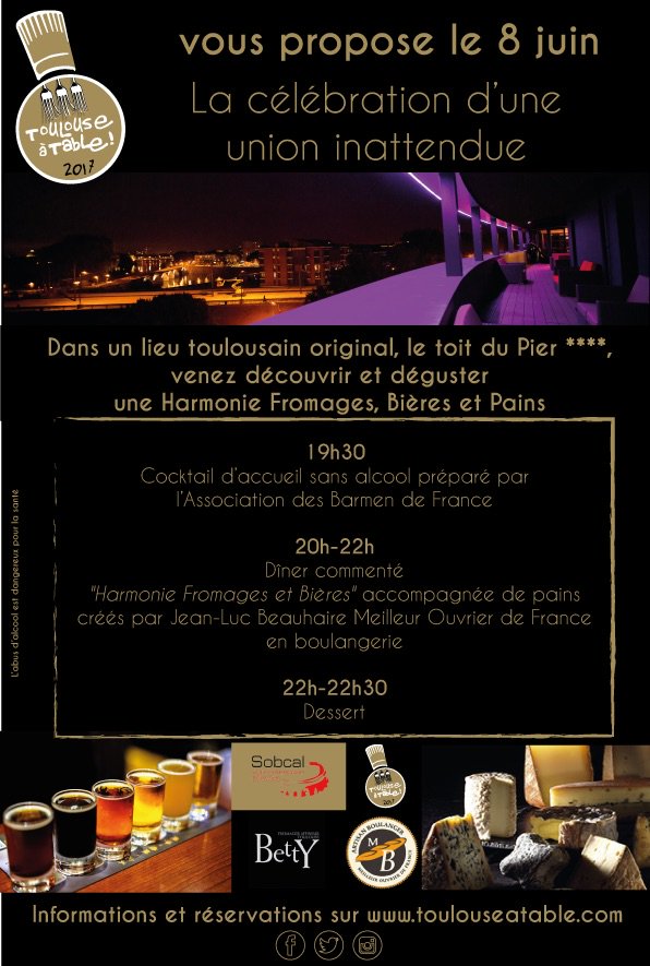 8 juin événement TAT! #dégustation #harmonie
Infos et réser bit.ly/TAT_harmonie
42€/pers ou 40€ à partir de 2 pers. Nbre places limité