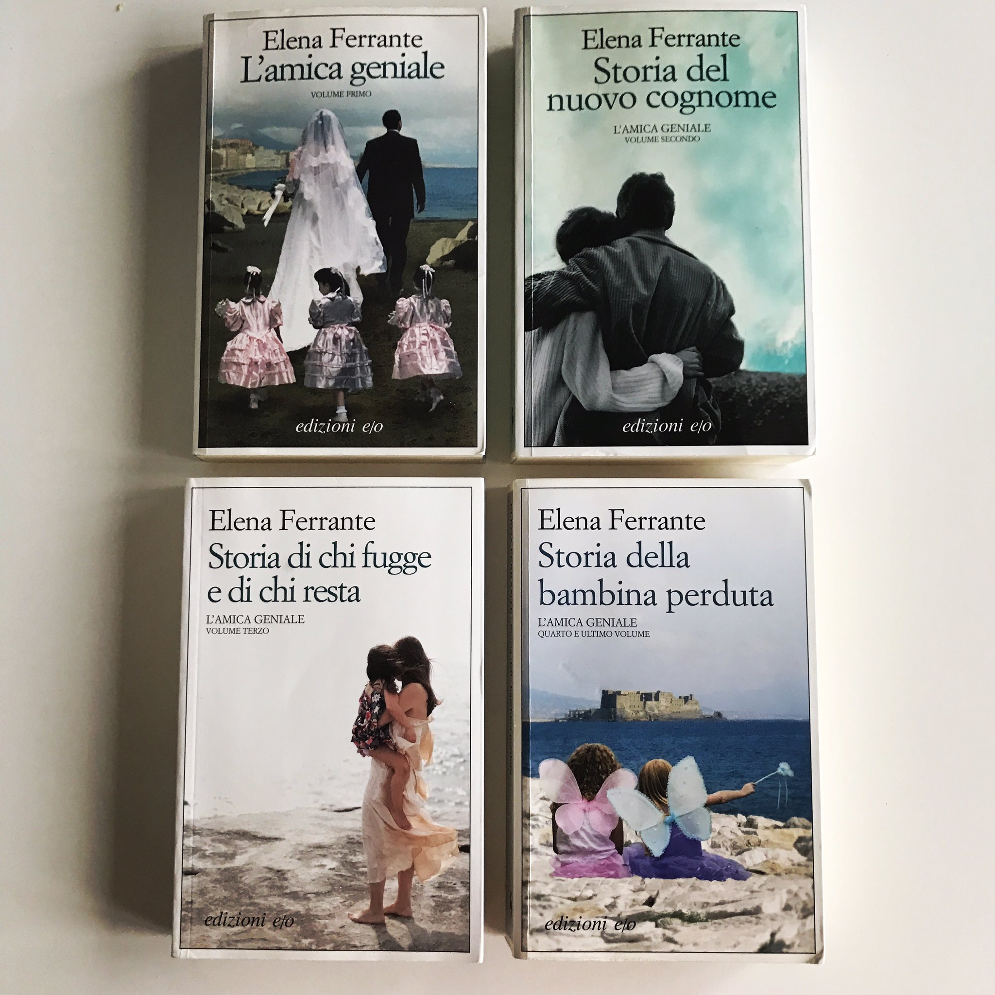 L'AMICA GENIALE. VOL 1. ELENA FERRANTE. EDIZIONI E/O.