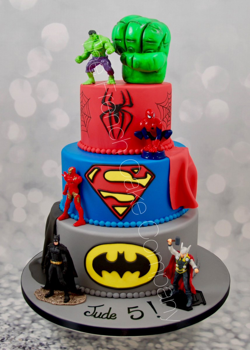 Order 7 Inch Fondant 3D Superhero Hulk Cakes for Kids | CakeDeliver