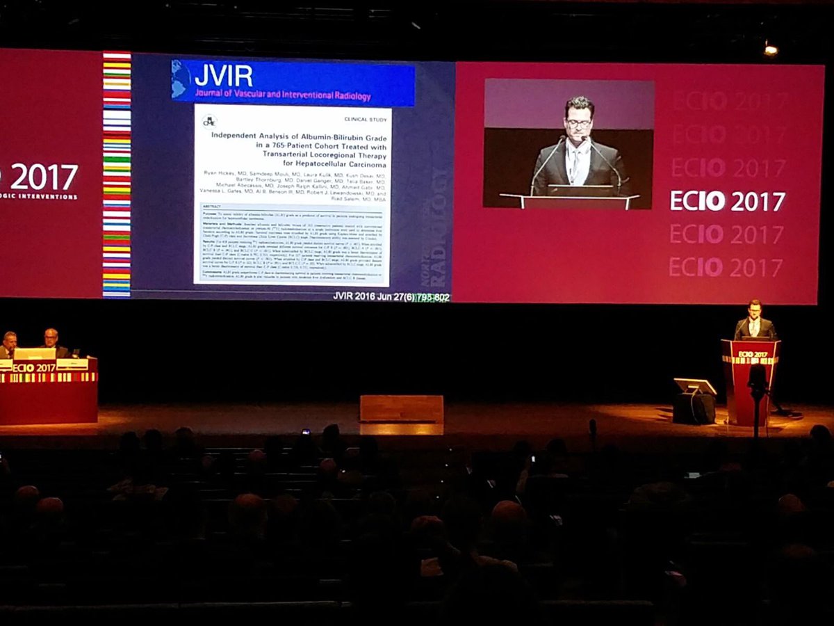 Ryan Hickey awarded 1 of top 3 papers at 2017 ECIO in Bilbao, Spain. Congrats! <a href="/JVIRmedia/">JVIR</a> <a href="/NURadiology/">Northwestern Radiology</a> <a href="/EASLnews/">EASLnews</a> <a href="/AASLDtweets/">AASLD</a>