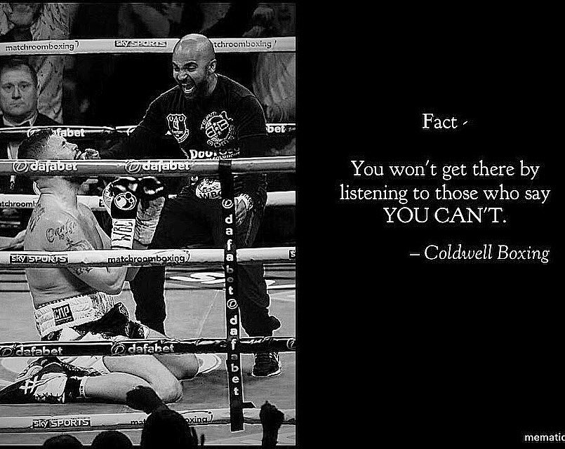 davidcoldwell's tweet image. True story. 
#boxing #life