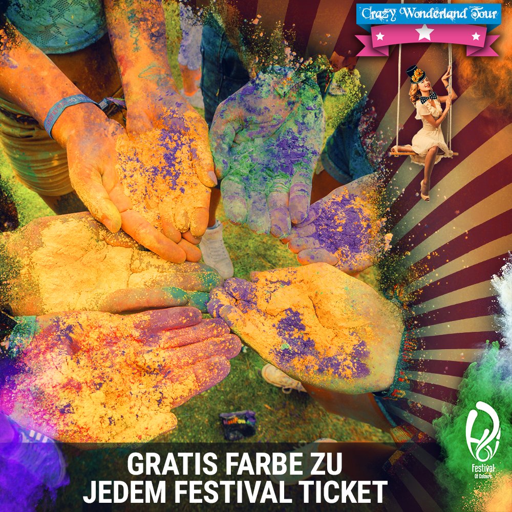 🔥🔥🔥 NUR HEUTE! 🔥🔥🔥 1 GRATIS FARBBEUTEL zu jedem Festival Ticket! Noch heute bestellen! Einfach hier klicken: fan.holifestival.com/farbe