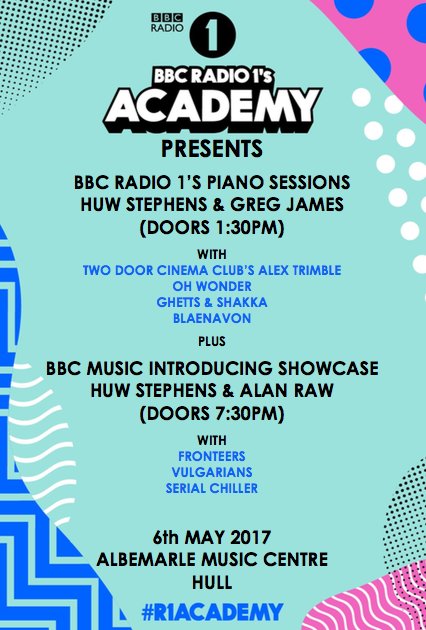 FRONTEERS (@fronteersband) on Twitter photo Come check out our show at <a href="/BBCR1/">BBC Radio 1</a>'s #R1Academy @BBCIntroducing Showcase on May 6th 👌🏻 Tickets here: bit.ly/FronteersR1Aca… Come check out our show at <a href="/BBCR1/">BBC Radio 1</a>'s #R1Academy @BBCIntroducing Showcase on May 6th 👌🏻 Tickets here: bit.ly/FronteersR1Aca…