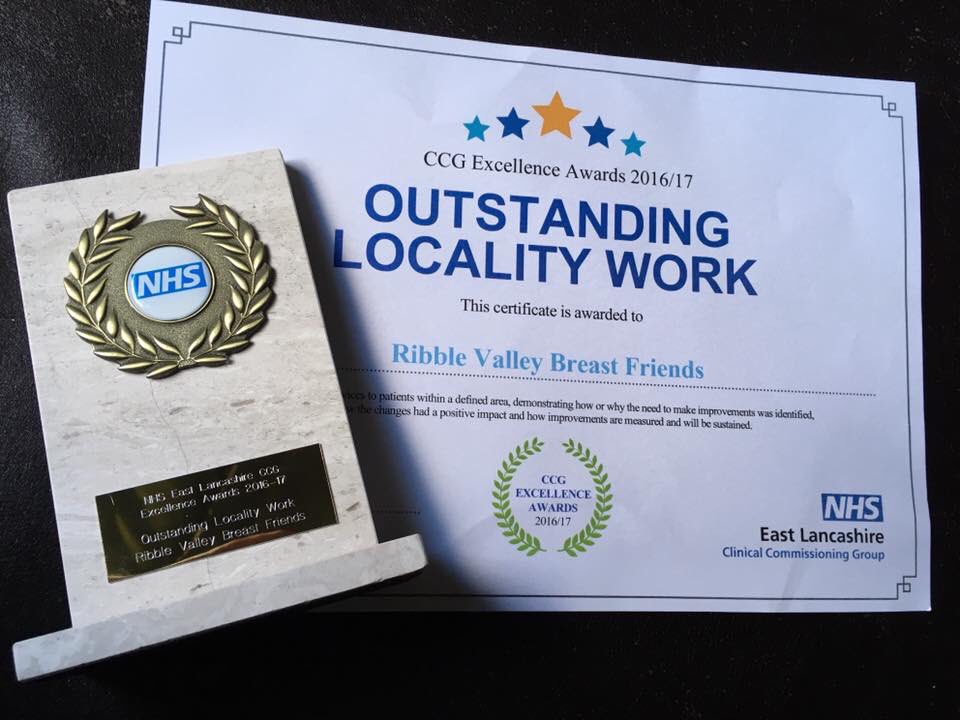 RVBreastFriends's tweet photo. Thank you so much @EastLancsCCG for hosting the Excellence Awards and for your continued support. We are all over the moon #localitywork https://t.co/xkur70qj29