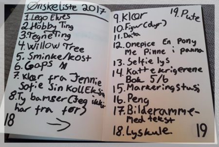 Ønskeliste bursdag 16 år Ønskeliste bursdag 16 år