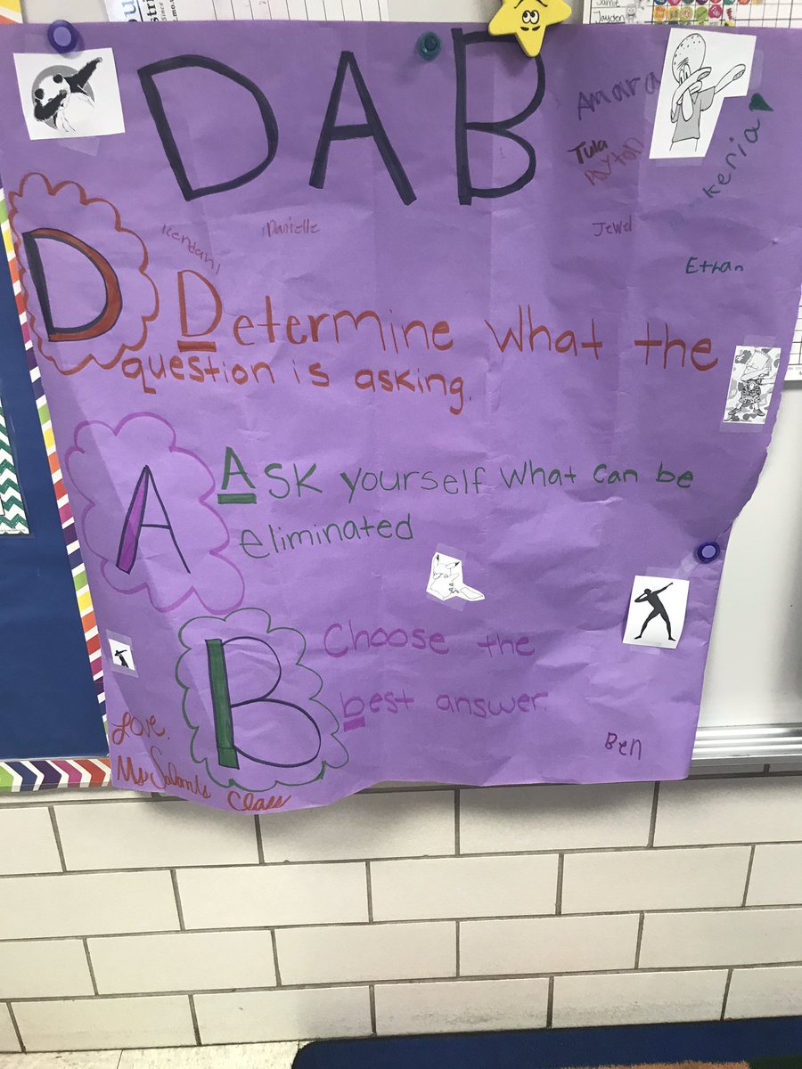 MrsClements1st's tweet image. To Ms. Bender's MAP testers, from Ms. Salant's class! #rsd #ritenourexcellence @bender_abbey