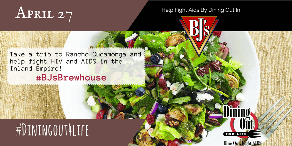 FoothillAIDS's tweet photo. Join restaurants like @BJ's Restaurant and Brewhouse to help #fightAIDS by signing up for the #FoothillAIDSProject https://t.co/3tVTPfVRbp https://t.co/MHxMfcuWnk