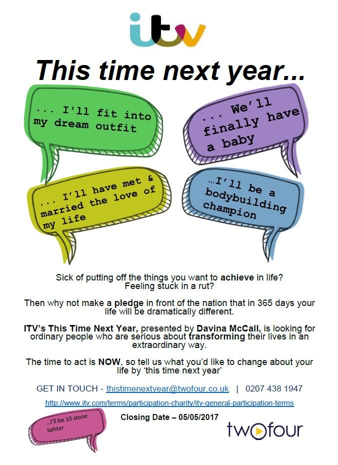TTNYCASTING's tweet photo. @sadiejayne23 you and your mates got anything you want to achieve in the next year? #DavinaMcCall wants to hear from you! https://t.co/hZl82CxVTO