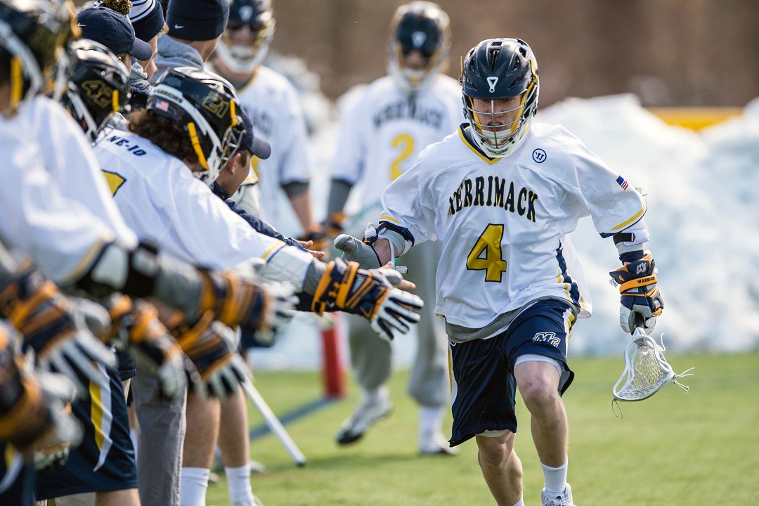 USALMag's tweet image. .@MerrimackMLAX is the new No. 1 in @NikeLacrosse / @USLacrosse DII Men's Top 20 after upsetting @LimestoneLax: laxmag.us/2pXLvSe