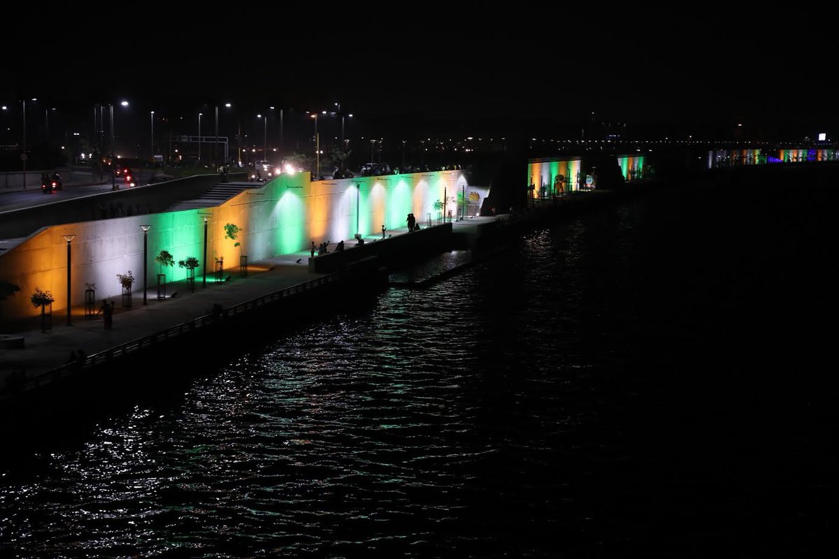 In photos Ahmedabad dresses lighting decoration ahead of 1st May