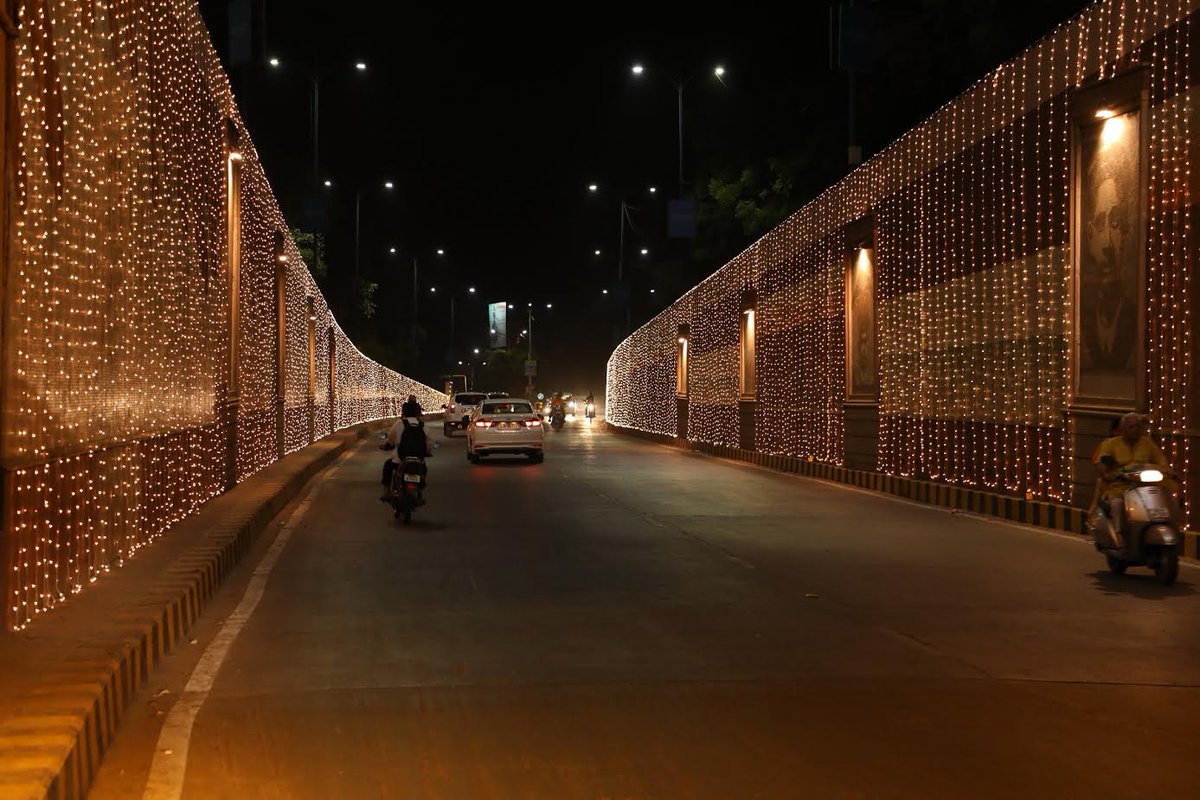 In photos Ahmedabad dresses lighting decoration ahead of 1st May