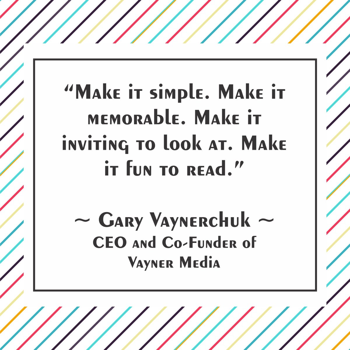 leonardicar's tweet image. Digital Marketing Quote of the day:

“Make it simple. Make it memorable...

#AgencyLife #DigitalMarketing #MarketingAgency #DigitalAgency