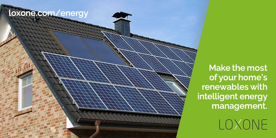 Integrate your #PV system into your #Loxone #SmartHome and make the most of the #solar energy produced. More info at loxone.com/energy