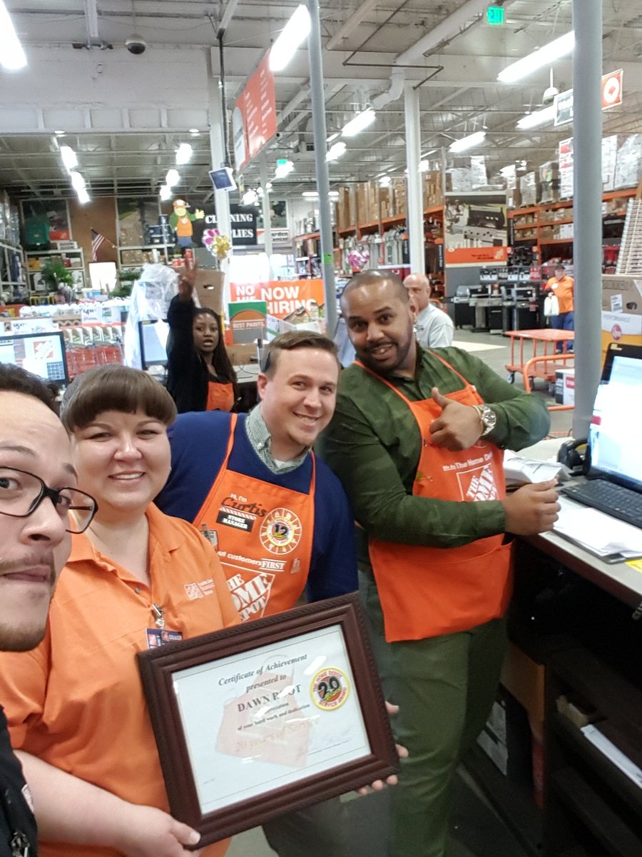 Donovan Santiago (@hd_donosantiago) on Twitter photo Congrats Dawn on 20 years of service at the Home Depot! <a href="/BMO_MET/">Brian Morris</a> <a href="/Meghan_HDMET/">Meghan Rohrbaugh</a> <a href="/b_mungul/">Brian Mungul</a> <a href="/Cmisotti15/">Christina Misotti</a> Congrats Dawn on 20 years of service at the Home Depot! <a href="/BMO_MET/">Brian Morris</a> <a href="/Meghan_HDMET/">Meghan Rohrbaugh</a> <a href="/b_mungul/">Brian Mungul</a> <a href="/Cmisotti15/">Christina Misotti</a>