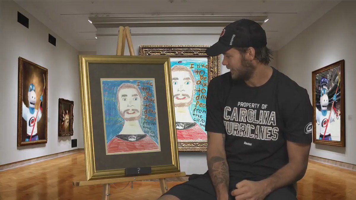 "This is definitely the best looking guy on the team."  Watch the #Canes guess this newly released Kid Masterpiece! https://t.co/0oUrerDQD9