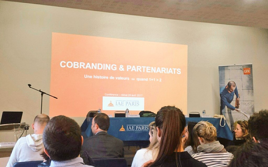 Conférence co-branding &amp; partenariat <a href="/iaeparis/">IAE Paris-Sorbonne</a> ! #ChaireMV
