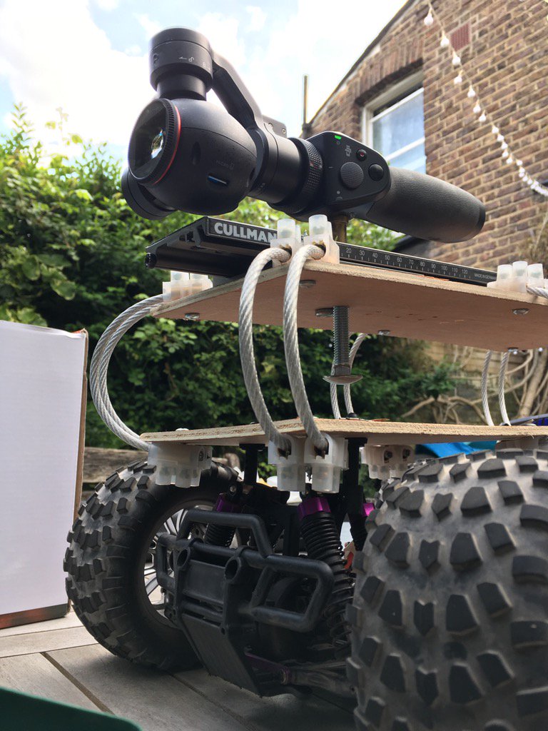 DustCam's tweet image. Designing a new way of moving the camera at low angles @DJIGlobal #cameraporn #trackingvehicle #SetLife #osmo