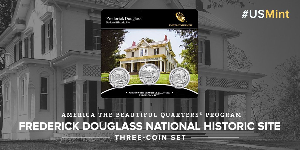 usmint's tweet photo. Make this beautiful quarter part of your collection—the 2017 AtB Frederick Douglass 3-Coin Set! https://t.co/WS2WRyVYaY #ATBQuarters https://t.co/fXcG4xqJ4A