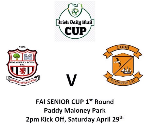 Edenderry Town FC will be donating all the gate proceeds from this fixture to 
'Little Wishes Edenderry'
please come out and support
#cott