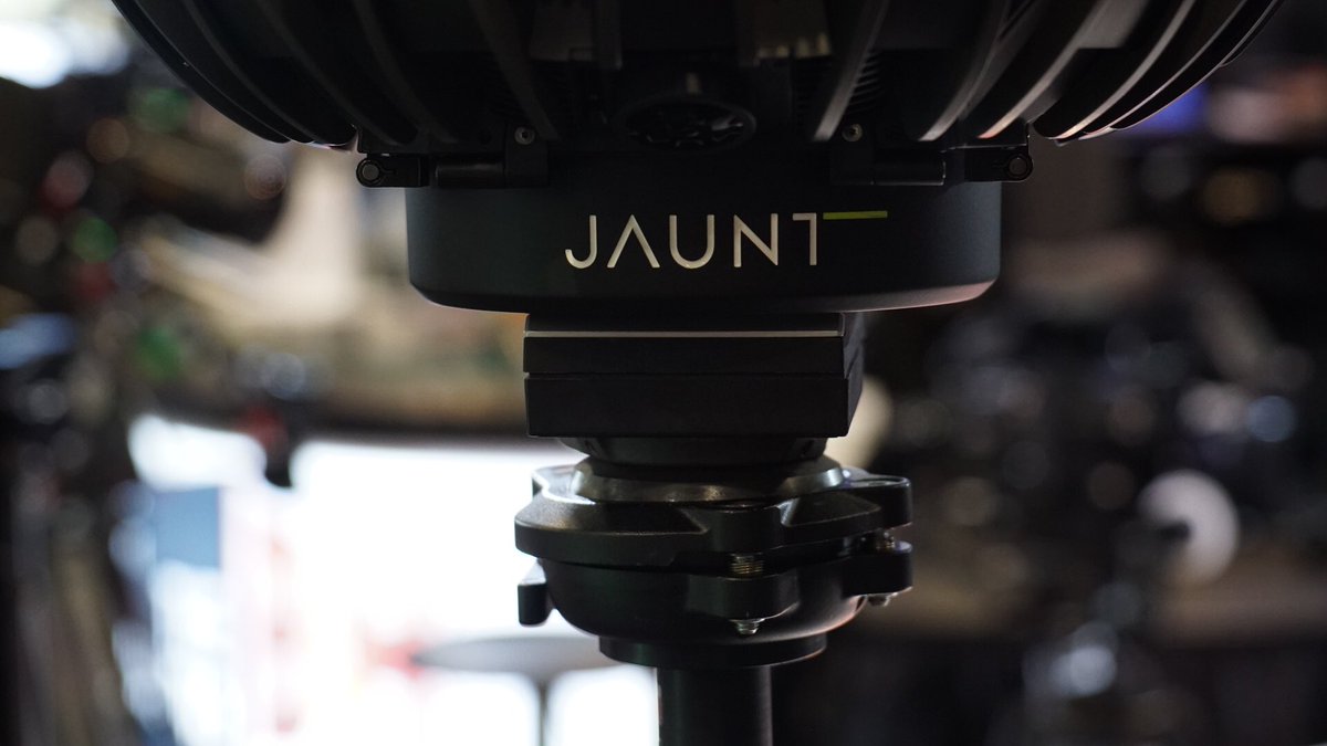 Highlighting first at the our booth is the Jaunt ONE 360 camera from @JauntVR! #NABShow