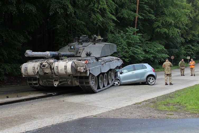 7 #MilitaryHumourIn case there was any confusion, tanks get the right of way every time!:D