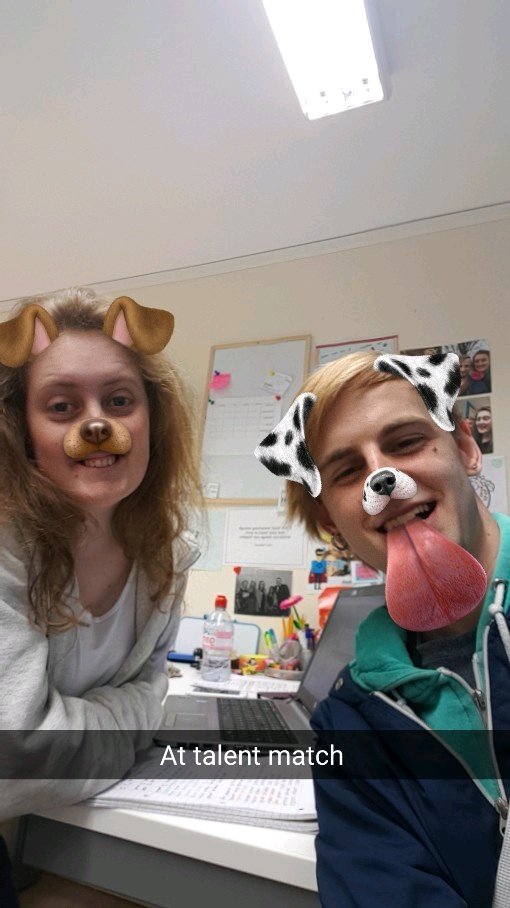 LukeJMD's tweet photo. At talent match on friday with @Sarahw_Mayday https://t.co/NZbzEbJKTH