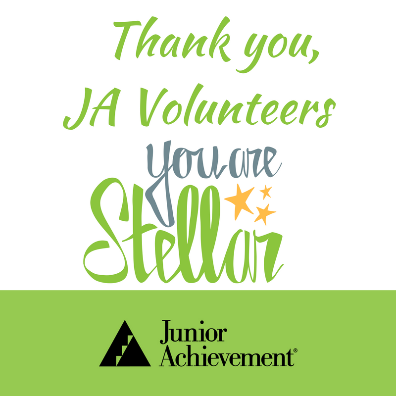 #JA celebrates National Volunteer Appreciation Week. JA volunteers #empowerheroes and they’re healthy, too! bit.ly/2lZCC4U