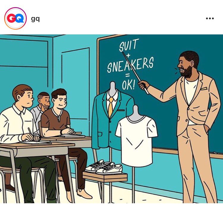 MakeoverStylist's tweet image. Suit + Tshirt = Ok2!