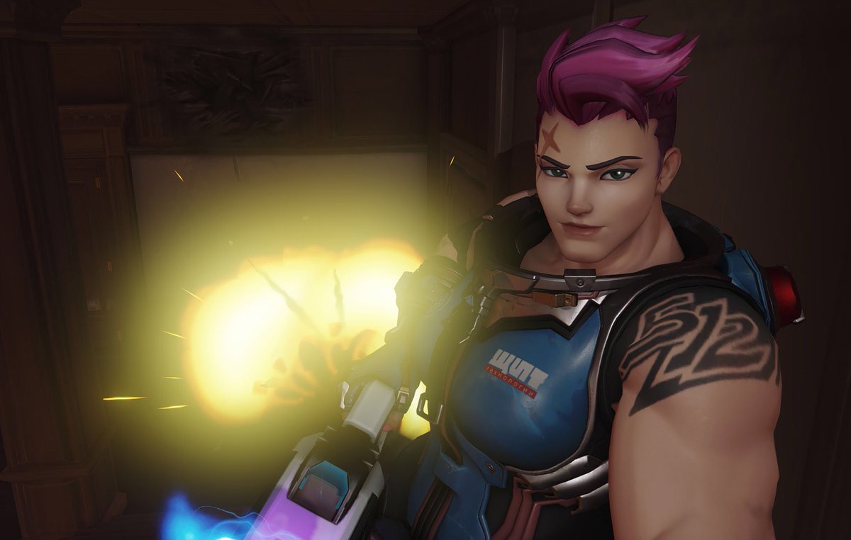 mercyhatesyou's tweet photo. All these people who hate Zarya sayin she look like a man; she's got such a feminine face I don't-???? https://t.co/OCvF4p5774