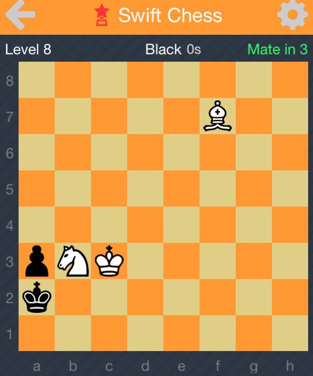 SwiftChess's tweet image. Easy when you&apos;ve seen it. Hard until then! #CheckmateChallenge #chess #chesspuzzle