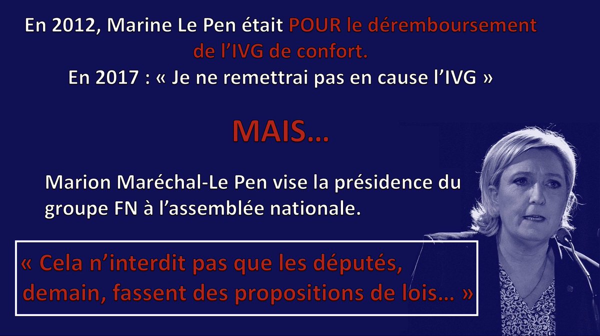 Méfiez-vous du FN, ils disent tout et son contraire !

#NeVotePasMLP #Jesuis1Facho #FNJamais #Marine2017

Article ⬇️
marianne.net/politique/dere…