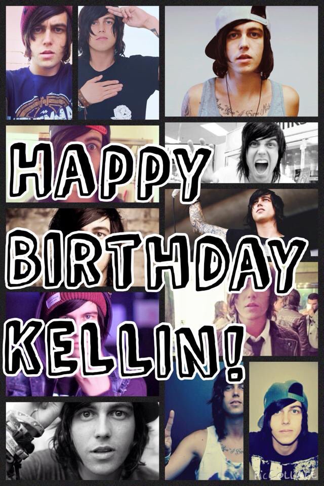Happy birthday to one of my main inspirations  Kellin Quinn  I hope you have the best day babe ! 