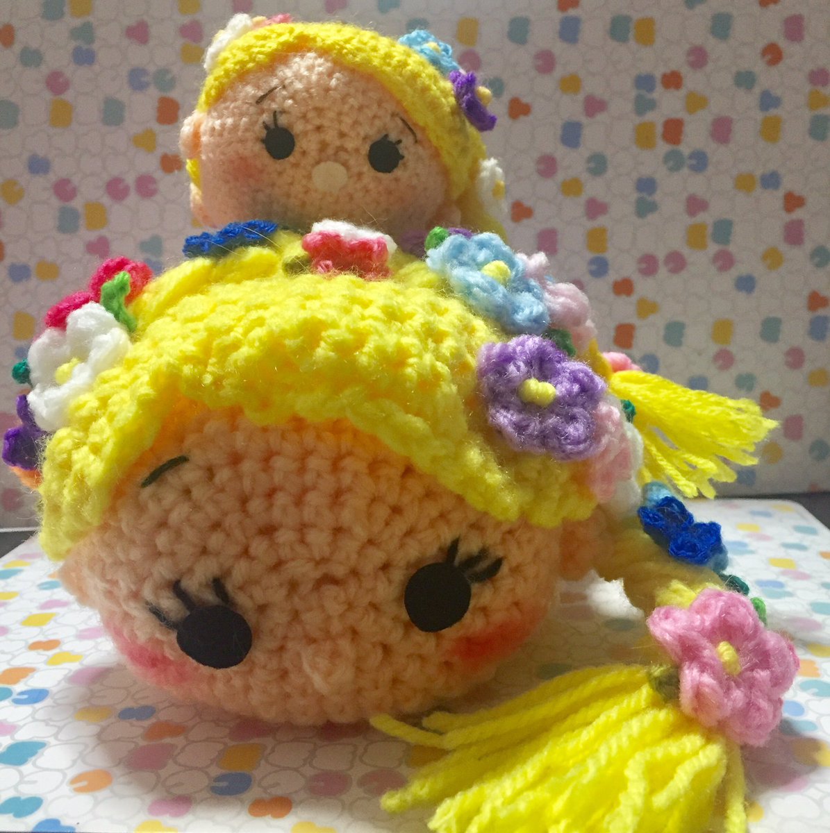 Orange Tabby 魔法のタワシ と大きいツムツムはこちらの毛糸を使ってます 2種類 それぞれ色が豊富かつ安いのでオススメ パンドラハウスで購入しています 編みぐるみ あみぐるみ ツムツムあみぐるみ T Co Qduydgympk T Co