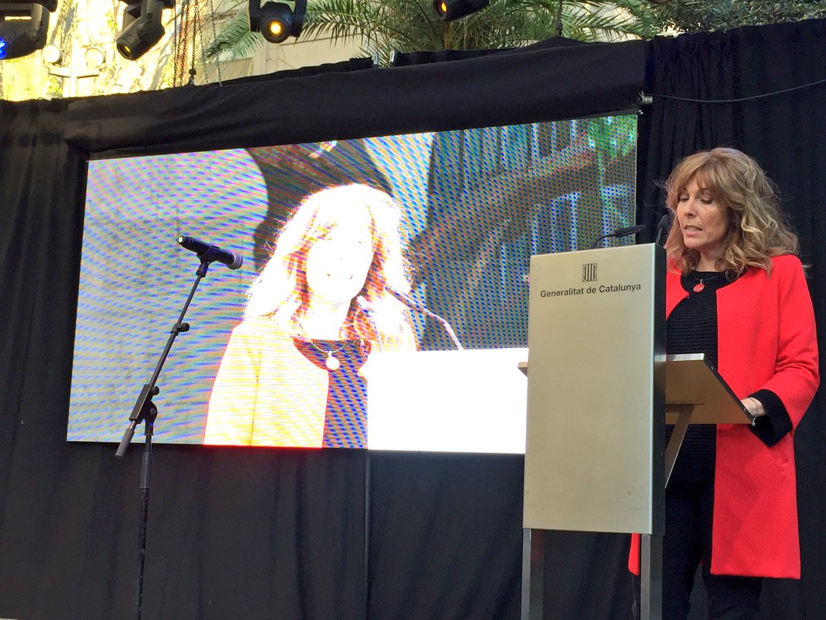 SomGastronomia's tweet photo. @carmegasull comissària del #CREG16 resumeix algunes accions realitzades com @BenvingutsPages, el #PlaGastronomia o el #MenúSomGastronomia https://t.co/8SVAZUKWdW