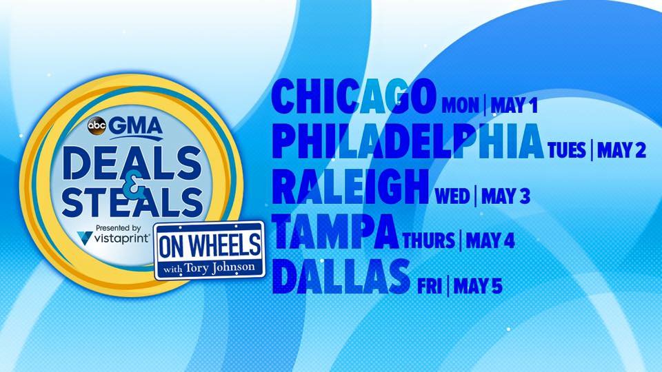 Vistaprint's tweet image. We’re teaming up with GMA again to celebrate Small Business Week! Tune in each morning at 7 am EST to follow along. #smallbizbigimpact