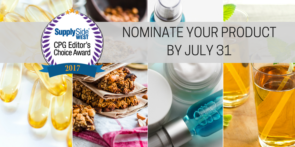 SupplySideSJ's tweet photo. Is your new innovative #CPG product a game changer? Tell us about it! Submissions are open through July 31 https://t.co/5rG5Qjz2hz #ECAwards https://t.co/AbigCeJ7cP